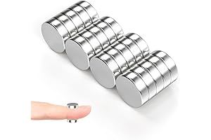 Super Strong Magnets for Fridge, 10x2mm-Pack of 30