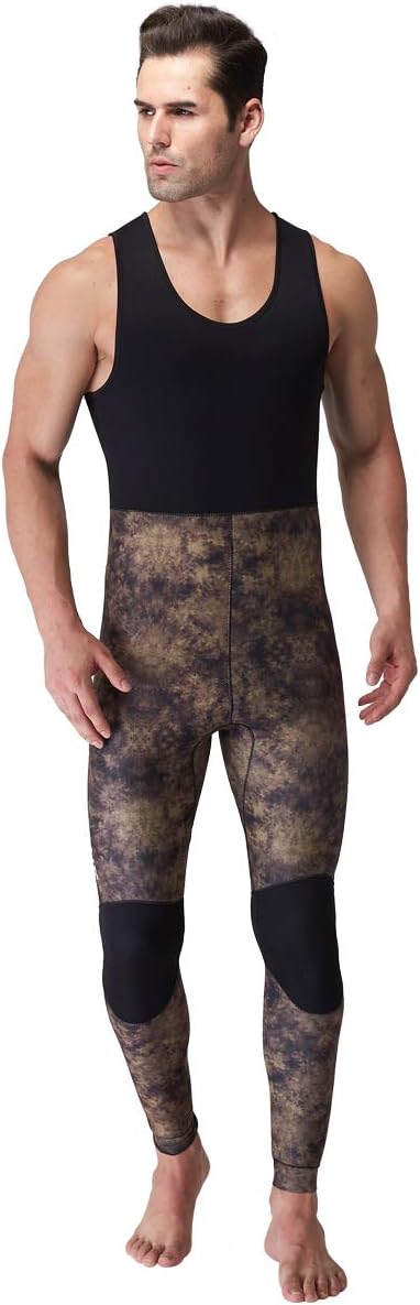 LayaTone Wetsuit Men Premium 7mm Super Stretch Neoprene Suits Spearfishing Suit Full Body Scuba Diving Suit Men Two Piece Fullsuit Freediving Jumpsuit Surfing Underwater Full Wet Suits Men : Sports & Outdoors