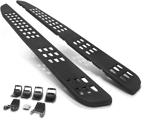 Miniatura 7 de PM PERFORMOTOR Par de barras de estribo de acero inoxidable de 6 pulgadas de ancho compatible con Ford F-150 (SuperCrew) Crew Cab 2004-2014,