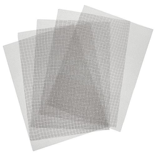 STOBAZA 5Pcs Mesh Stainless Steel Wire Mesh Screen for Air Ventilation and Cabinet Use Bird Feeder Screen Mesh