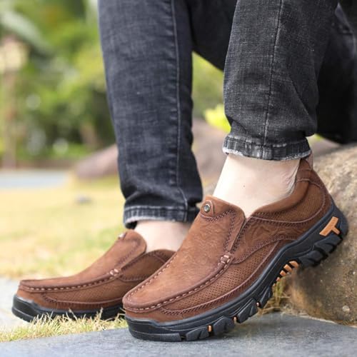 Men's Formal Soft Flat Lightweight Boat Shoes Suitable for Driving and Hiking2