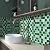 Glass Mosaic Tile Backsplash, 12" x 12" Iridescent Emerald Green Glass Pool Tile for Kitchen, Bathroom, Shower Walls, Swimming Pools, Spa (5 Sheets, 5 sq.ft.)