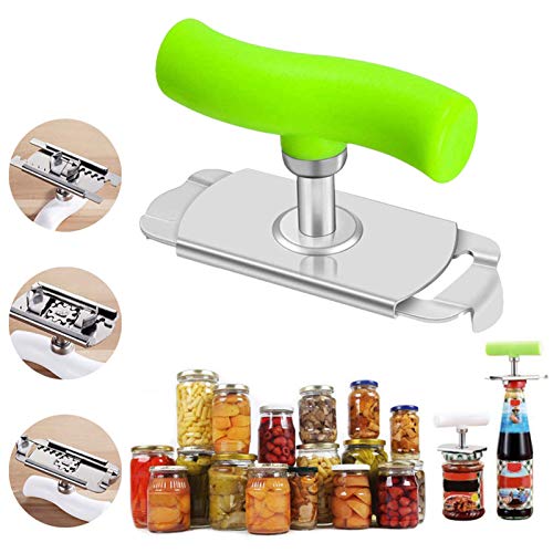 Jar Opener for Weak Hands Jar Lid Opener Tools Adjustable Jar Opener for Seniors Arthritis,Stainless Steel Jar Opener Jar Quick Opening for Cooking & Everyday Use
