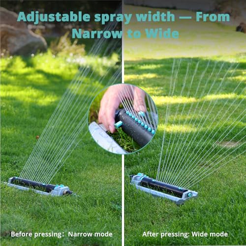 QUOBAS Heavy Duty Oscillating Sprinkler for Yard, Water Sprinkler for Lawn by QUOBAS - Used condition - Image 3