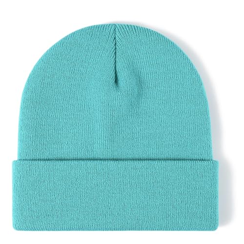Image of Rosoz Beanie for Men Women Cuffed Knit Hat Winter Beanies Skull Cap Unisex
