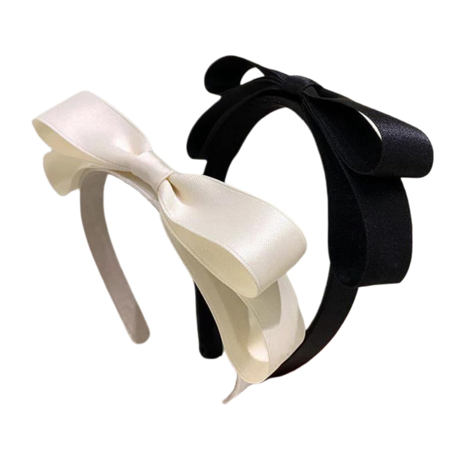 Fascia per capelli con doppio fiocco per donna, nuova moda, semplice, per lavare i capelli, fascia per capelli da donna, copricapo, accessori per capelli