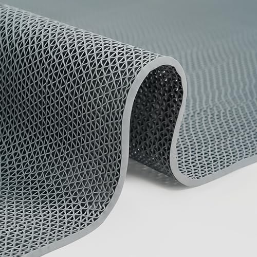 FVTVHEV 業務用滑り止めマット PVC ゴムマット 玄関マット 水切り マット バスマット スイ 滑り止めシート 排水マット キッチンマット 屋外 雪 滑り止めマット 駐車場 ゴムマット 屋外 プール下マット 高規格4.5/5mm厚 屋外 屋内 通路
