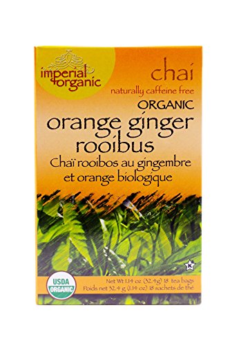 Uncle Lee's Imperial Organic Tea - Chai With Orange Ginger Rooibos, 18-Count (Pack of 4)