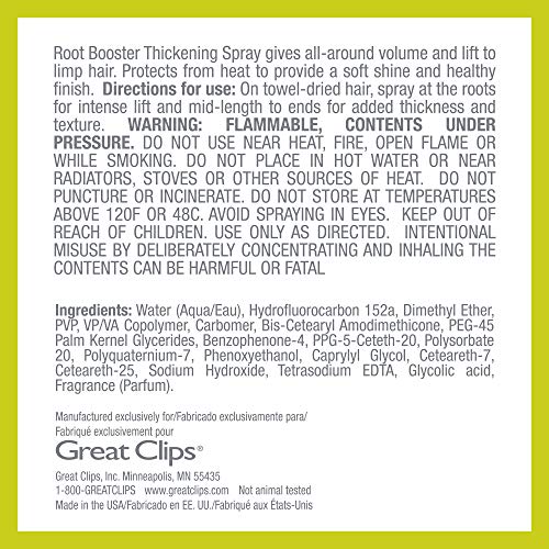 Spray Voluminizador GREAT CLIPS 10oz miniatura 6