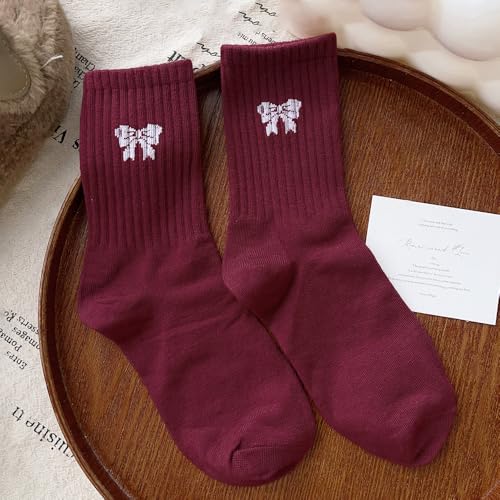 Retro Casual Mid-Tube Socks,Comfortable Breathable Autumn Winter Sock,Anti Pilling Mid-Tube Stockings