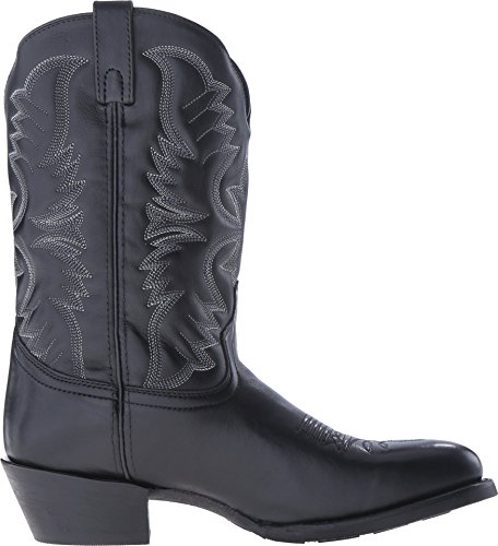 Image of Laredo Mens Birchwood Round Toe Pull On Casual Boots Mid Calf - Black