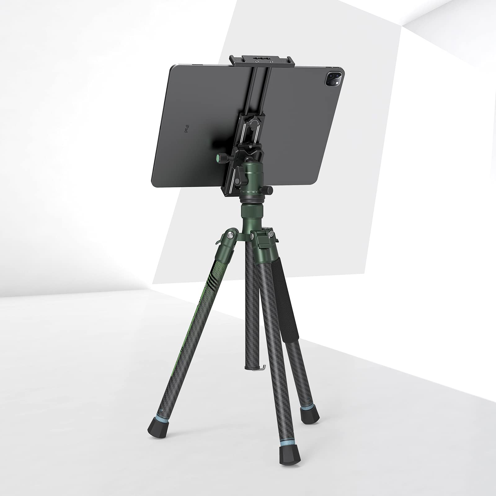 SMALLRIG Supporto in Alluminio per iPad, Supporto per Treppiede per Samsung, per Huawei, per iPad, Compatibile con Tablet da 7,9" a 12,9", Tablet per Arca Swiss con 2 Cold Shoe - 2930