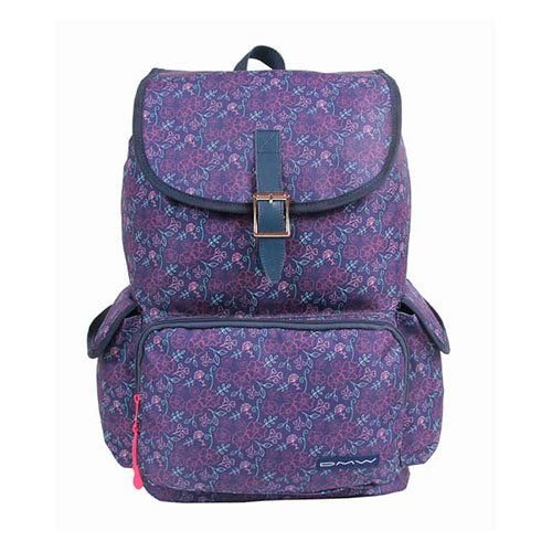 Mochila G c/ Bolso Frontal DMW Girls Floral 11048