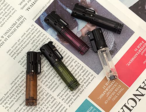 Encendedor antorcha recargable con llama simple miniatura 3