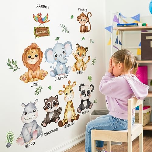 Vinilos Decorativos Educativos Animales Safari Grande miniatura 5