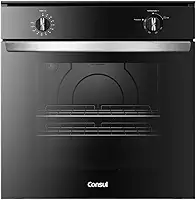 Forno de Embutir a Gás 78 Litros Preto com Grill - COA84CE 220v