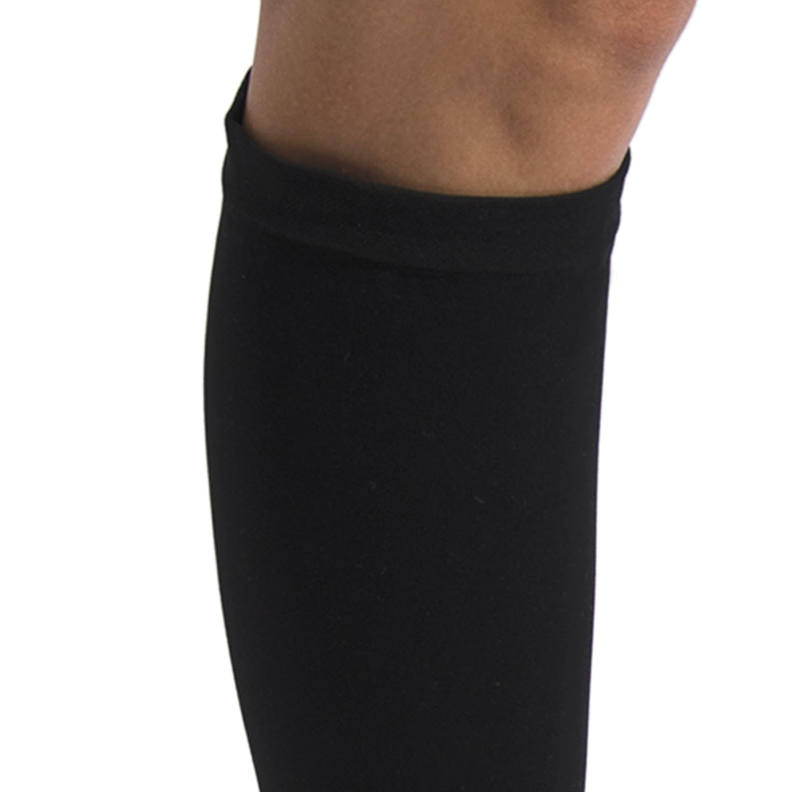 Beman 411A - Gambaletti Medicali K2 Classe 2, Compressione Graduata 23-32 mmHg, Punta Aperta Unisex, Tallone Rinforzato e Cuciture Piatte, Elastici Resistenti