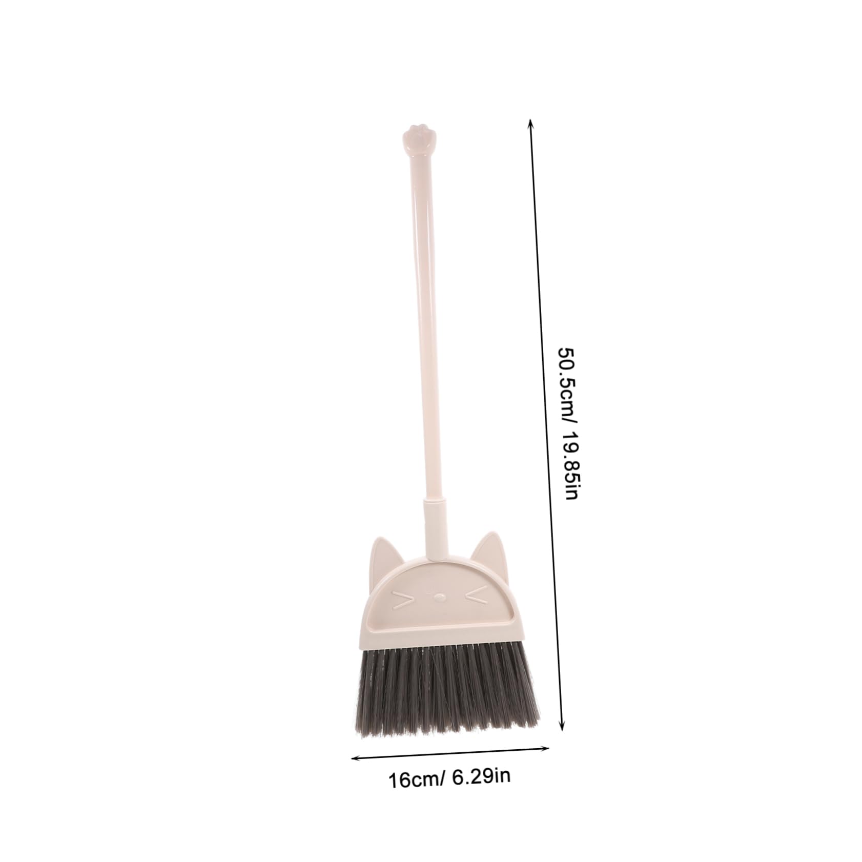 PRETYZOOM Cartoon Broom for Lightweight Small with Cat Elements for Home and Kindergarten Play Encourages Early Cleanup Skills