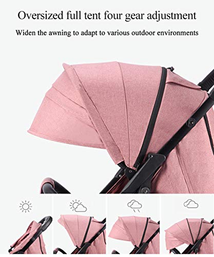 Baby kinderwagen, Kinderwagen 3 in 1, High land-scape Fashion Carriage Europees design Pram, reiswieg Kinderwagen… - Afbeelding 8