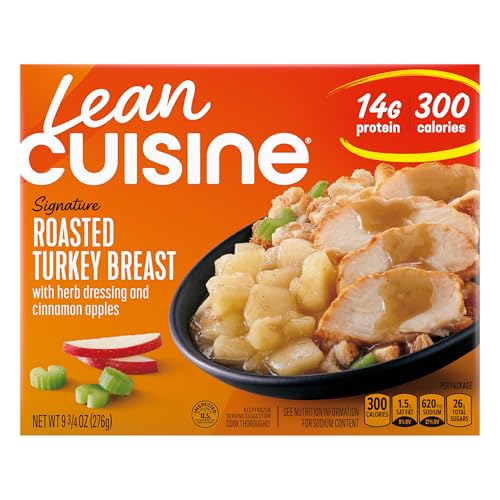 Lean Cuisine Frozen Meal Roasted Turkey Breast, Protein Kick Microwave Meal,...