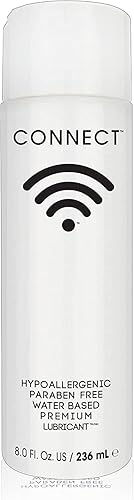 Turn On Connect - Lubricante personal, 8 onzas, lubricante hipoalergénico sin parabenos a base de agua de alta calidad