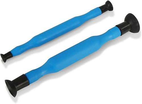 Yuhoo Kit de herramientas de rectificado manual de válvula de doble extremo, 2 piezas, palo de molienda manual con ventosas, válvula cilíndrica