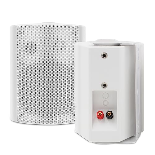 Altavoces De Techo Herdio 4 320 Watts 2 Vias Pack De 4 Color Plateado
