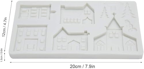 Miniatura 6 de Durable Hermosa Fondant NonSticky EcoFriendly Cake Maker Hornear para hacer cubitos de hielo para hacer panes (gris)