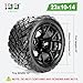10L0L Golf Cart Wheels & Tires Set 23x10-14 DOT All Terrain/Street Tire for EZGO Club Car Yamaha | 14