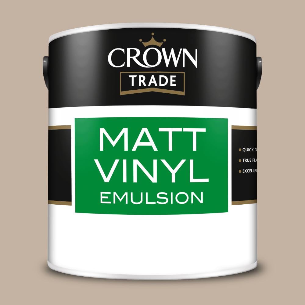 Crown Trade Vinyl Matt Mixed Colour - Taupe  / 2.5l