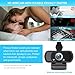XPCAM Full HD 1080P Webcam with Privacy Shutter and Tripod, Pro Streaming Web Camera with Microphone, Widescreen USB Computer Camera for Laptop Desktop Mac