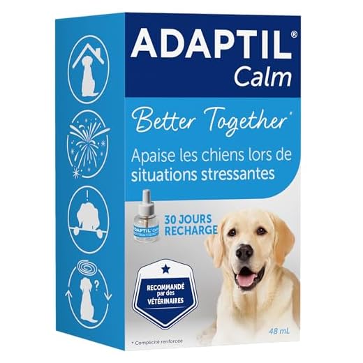 ADAPTIL Calm - Anti-Stress pour Chien - Recharge 48 ML