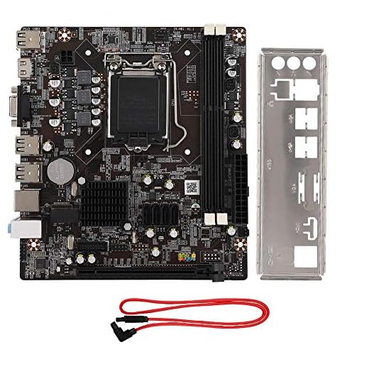 Placa base DDR3, placa base H81 LAG1150 PC CPU con 4 * SATA 2.0 y ranura para tarjeta gráfica PCI-E x16 Compatible con salida dual VGA + HDMI Compatible con memoria de escritorio DDR3 1066/1333/1600