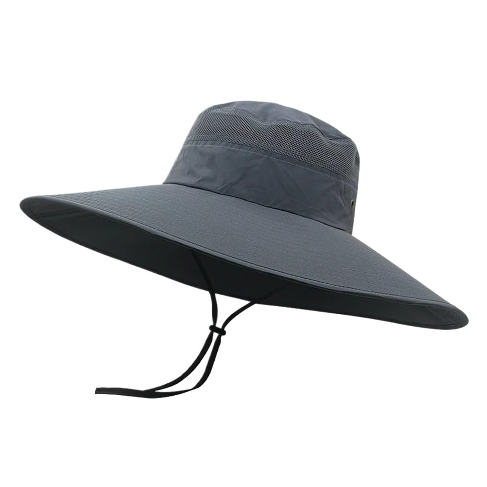 Générique Chapeau de pêcheur d'été à Bord surdimensionné, Maille séchage, Casquette Soleil légère et Respirante for Homme, Seau Grande Taille