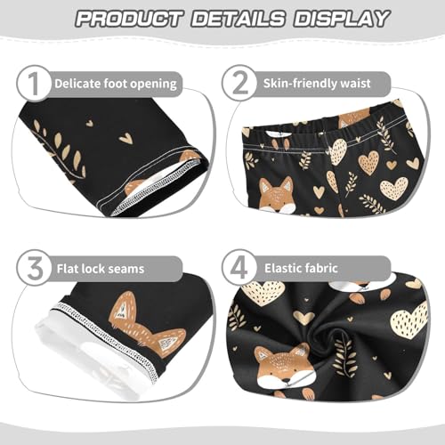 Girls' Leggings Cute Fox Kids Yoga Tights Pants 1 Pack 208591533