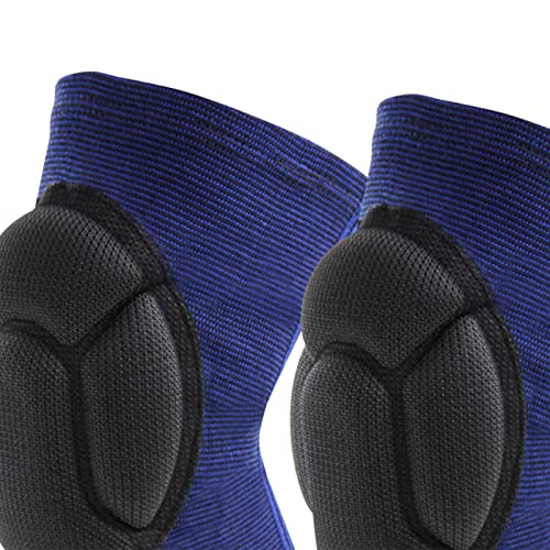 Meadawgs® Thick Sponge 1Pair Knee Pads Volleyball Gardening Cleaning Protective Sleeve Blue S