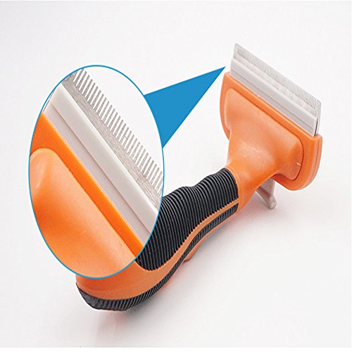 ペット用 犬用 猫用ブラシ ペットブラシ 毛取り 抜け毛取り グルーミング 下毛短毛 中長毛種用 中型犬 大型犬 お手入れ用品 便利