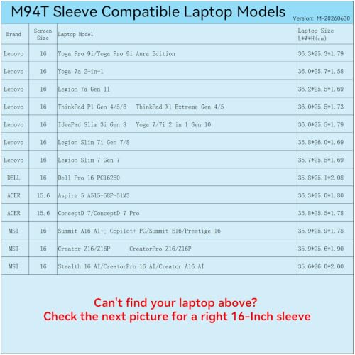 Image of Smatree M94TP Hard Protective 16 inch Laptop Case for Lenovo /DELL /MSI /ACER | Compatible for Lenovo Yoga /ThinkPad /IdeaPad /Legion, DELL Pro 16, MSI Stealth /Summit /Prestige,ACER Aspire,Pink (X8288TP)
