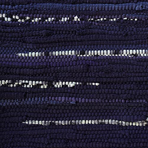 HOMEMONDE-Chindi-Table-Runner-14-x-72-Inches-Recycled-Cotton-Reversible-Rustic-Vintage-Style-Tabletop-for-Parties-Dining-Table-Wedding-Navy-Blue HOMEMONDE Chindi Table Runner 14 x 72 Inches Recycled Cotton Reversible Rustic Vintage Style Tabletop for Parties Dining Table Wedding Navy Blue