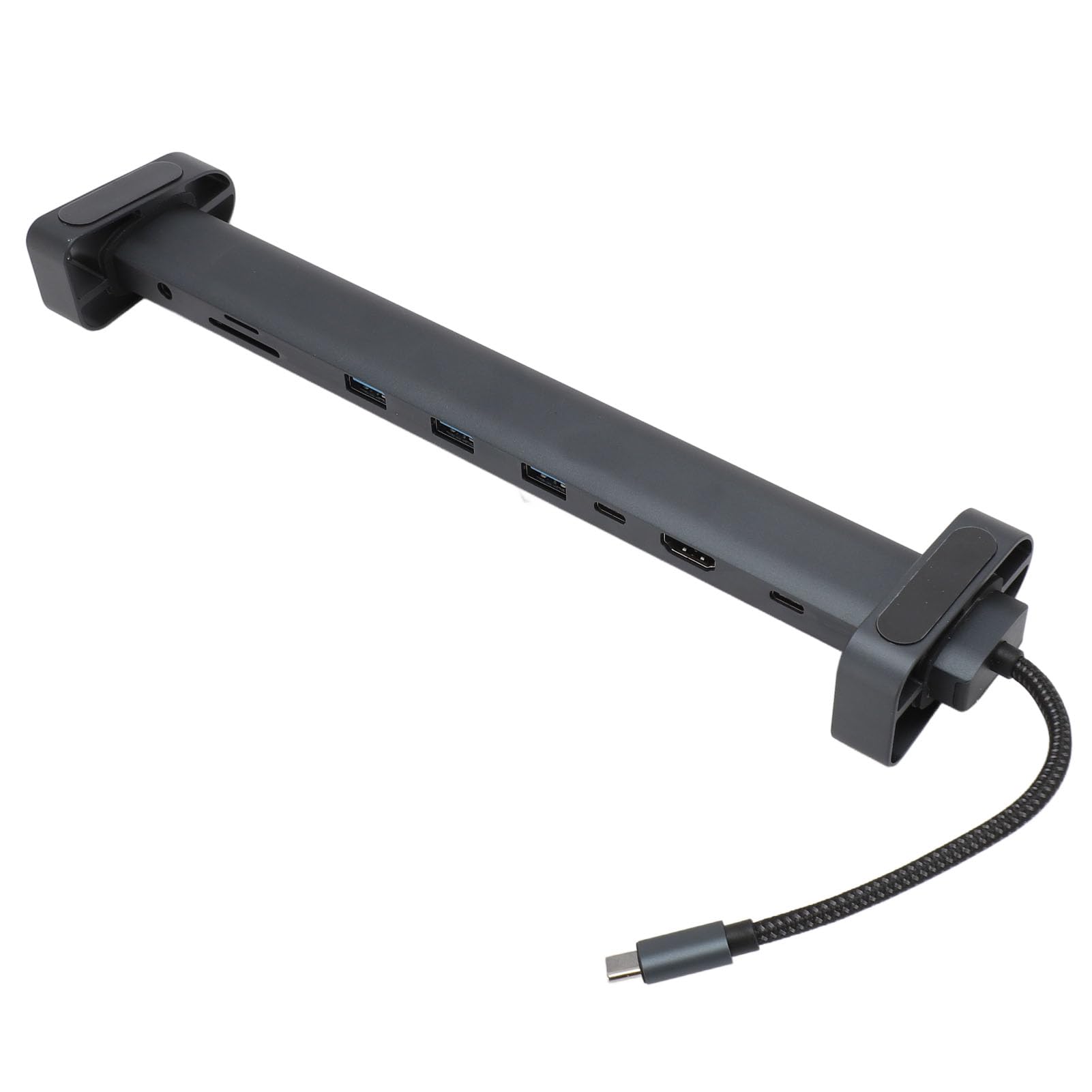 EMUKOEP Adaptador de Concentrador USB C 10 en 1 de Alta Velocidad con Interfaz Multimedia 4K HD para Estación de Acoplamiento de Computadora Portátil
