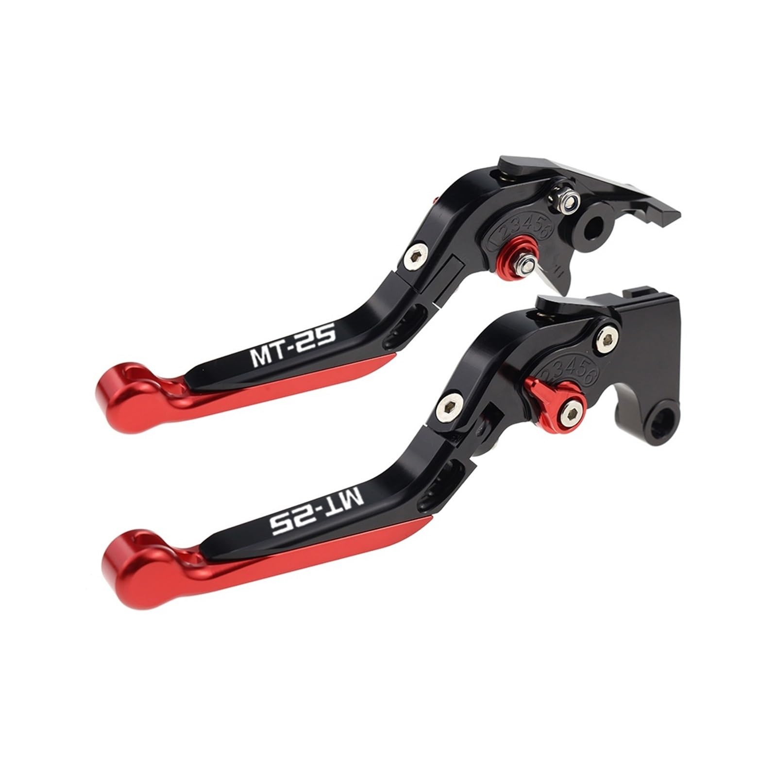 Yxbswbjd 02 Aluminum Alloy Folding Brake Lever For Mt25 Motorcycle Folding Extendable Brake Clutch Levers(02)