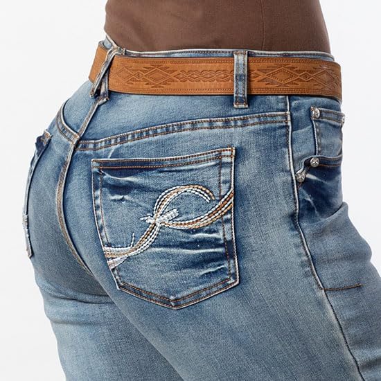 Rod's True Western Rod's Button Me Up Med Wash Jeans032 Denim 1x324