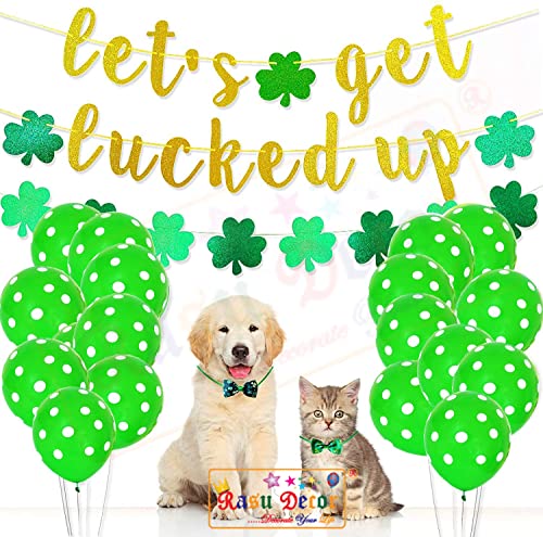 Image of RasuDecor 20 Pieces 12 inch Polka Dot Latex Balloon Green and White Dot Colorful Balloons, 12 Inch Latex Polka Dots Balloons for Kids Women Men Birthday Easter Engagement Wedding, Halloween Party Supplies Decor #RasuImpex (20Pcs 12 inchPolkaDotGreenWhite)