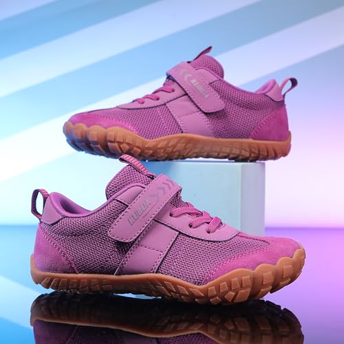Image of KUBUA Kids Barefoot Shoes Boys Girls Wide Toe Box Zero Drop Sneakers | Breathable Lightweight, Reinforced Toe, Minimalist, Hiking, Tennis, Running, Walking, School, Toddler, Little Kid, Big Kid