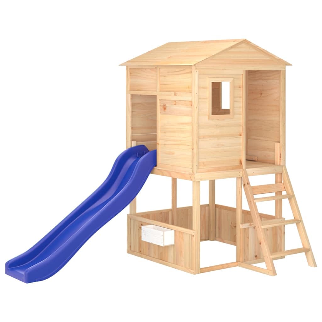 Genérico Parque Infantil de Exterior Madera Maciza de Abeto,Juegos y Juguetes,Estructuras para Juegos al Aire Libre,Columpios y estructuras de Juegos,3145011