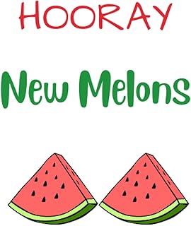 New Melons: Funny Cute Blank Lined Journal Notebook for New Boob Job, Breast Reduction/Enlargement Surgery, Breast Implants Surgery, Mastectomy Gift For Girlfriend, Women Friends, Wife