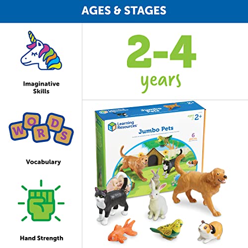 Animales domésticos Jumbo Learning Resources figuras de juguete 5
