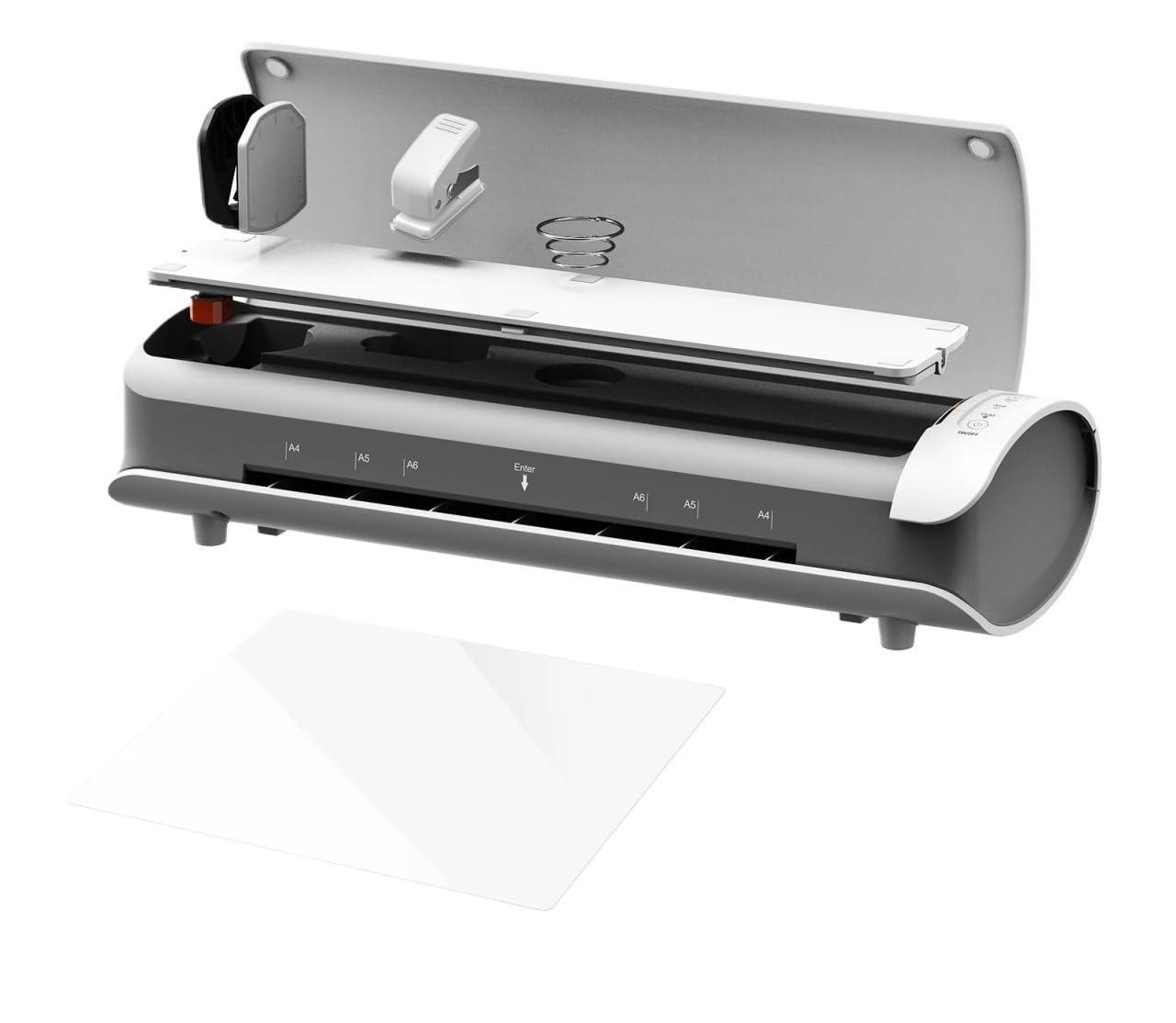 Macchina per laminazione, SL988 Set di macchine plastificatrici da tavolo formato A4 6IN1 Laminazione a caldo e a freddo multifunzionale for buste di plastificazione A4/A5/A6