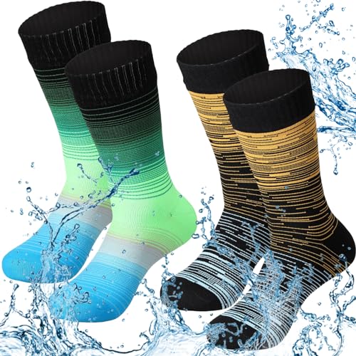 Jeyiour 2 Pairs Waterproof Outdoor Socks