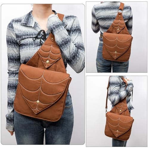 Women's Leaf Crossbody Bag/Renaissance Chest Bag/Steampunk Renaissance Accessories4